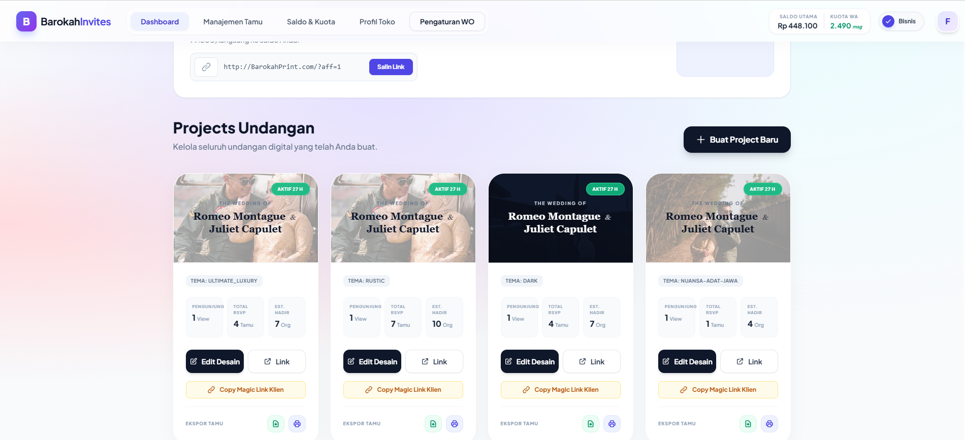 Dashboard Preview